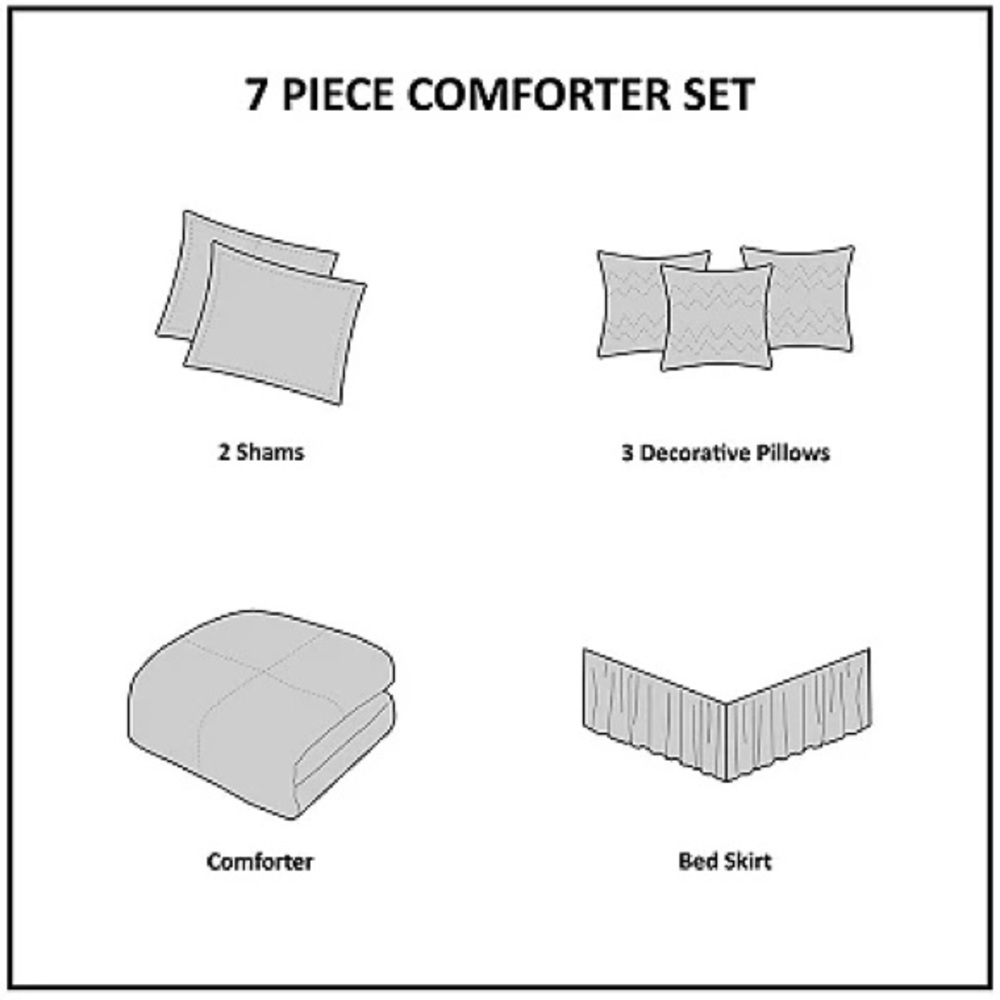 7 Piece Comforter Set - Picture 3 of 3